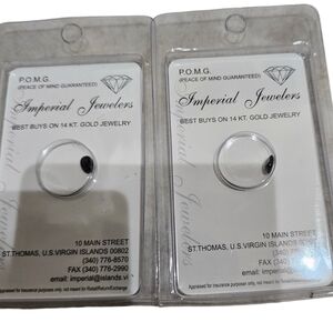 2 Loose Midnight Sapphire Stones Imperial Jewelers Promotion $100 value